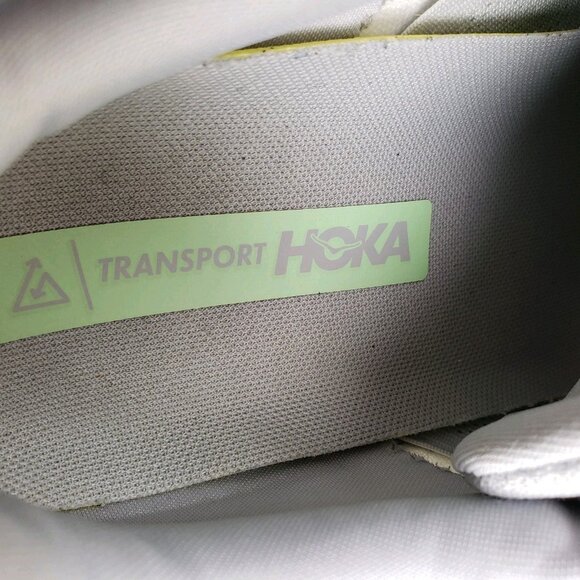 Hoka Transport Running Sneaker Womens 8.5 Gray Bungee Hiking Walking Vibram Shoe - Picture 12 of 12